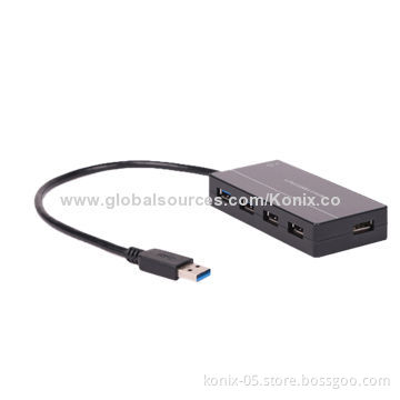 USB 3.0 hub with 4 ports, for PC/MacNew